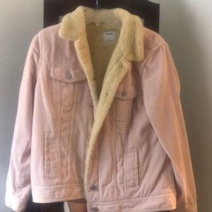 Pink corduroy jacket